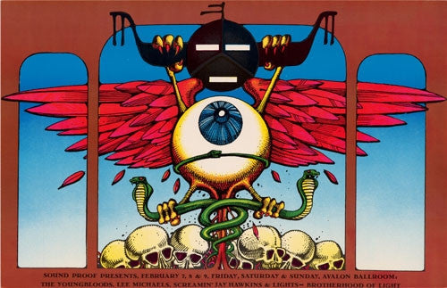 AOR2.022 - The Youngbloods Poster - Avalon Ballroom - Condition - 2