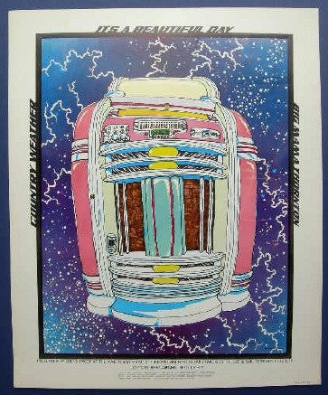 AOR2.027 - It's a Beautiful Day Poster - Avalon Ballroom - Condition - 1.5