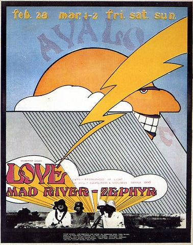 AOR2.028 - Love Poster - Avalon Ballroom - Condition - 1
