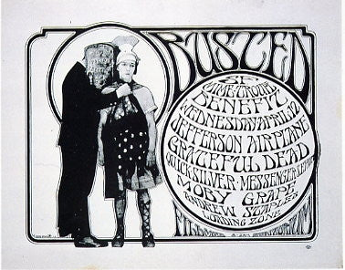 AOR2.071 - The Grateful Dead Poster - Fillmore Auditorium - Condition - 1.5