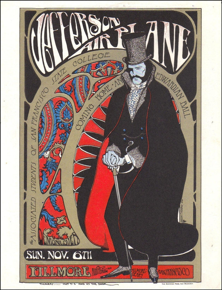 AOR2.081 - Edwardian Ball Handbill - San Francisco State - Condition - 1