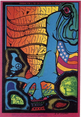 AOR2.089 - Jefferson Airplane Poster - Fillmore Auditorium - Condition - 1.5