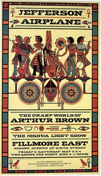 AOR2.092 - Jefferson Airplane Handbill - Fillmore East - Condition - 1