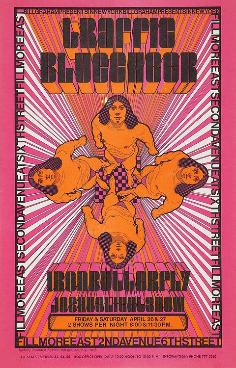 AOR2.102 - Traffic Poster - Fillmore East - Condition - 1.5