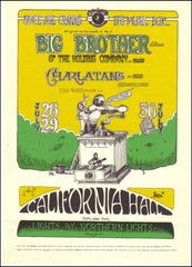 AOR2.139 - Big Brother & The Holding Company Handbill - California Hall - Condition - 1
