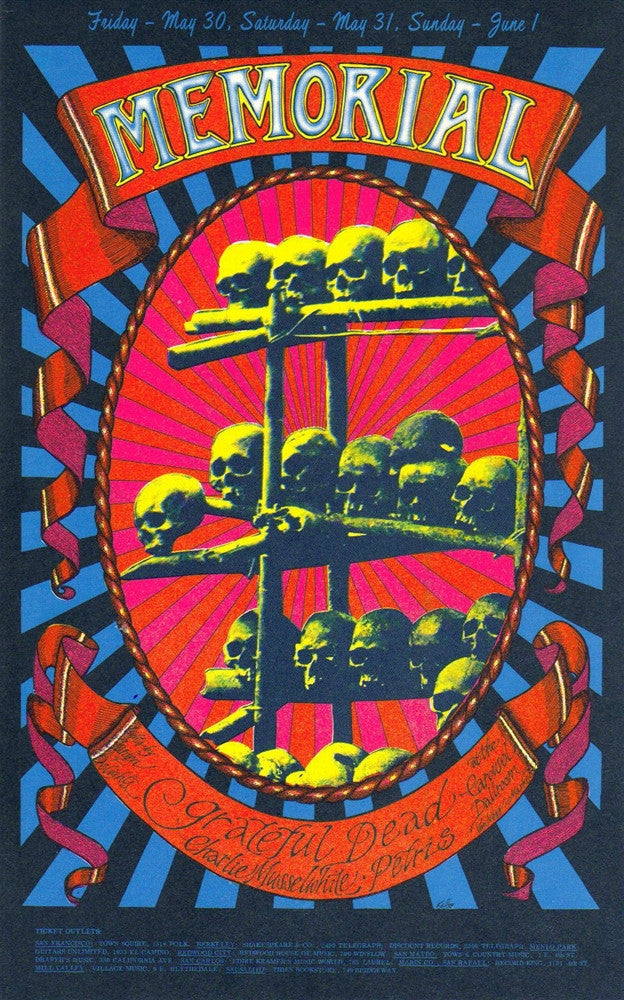 AOR2.160 - The Grateful Dead Handbill - Carousel Ballroom - Condition - 1.5