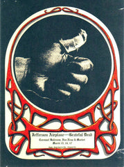 AOR2.172 - Jefferson Airplane Handbill - Carousel Ballroom - Condition - 2