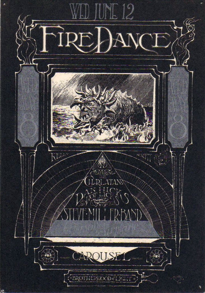 AOR2.173 - Charlatans Handbill - Carousel Ballroom - Condition - 2