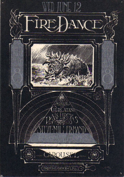 AOR2.173 - Charlatans Handbill - Carousel Ballroom - Condition - 2