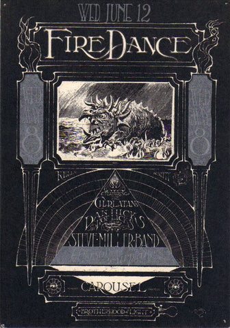 AOR2.173 - Charlatans Handbill - Carousel Ballroom - Condition - 2