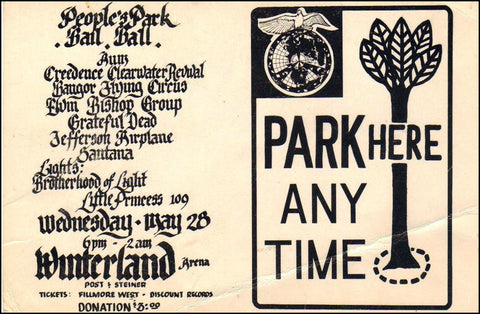 AOR2.204 - Creedence Clearwater Revival Handbill - Winterland - Condition - 1.5