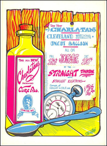 AOR2.229 - Charlatans Handbill - Straight Theater - Condition - 1