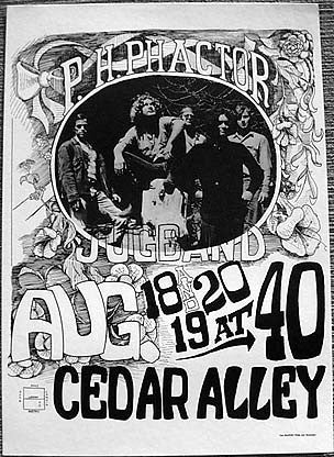 AOR2.246 - P.H. Phactor Jug Band Poster - Cedar Alley - Condition - 1