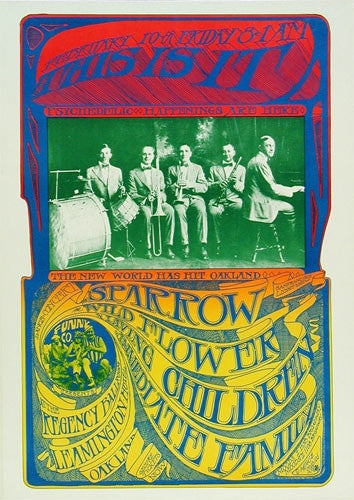 AOR2.261 - Sparrow Poster - Mouse & Kelley Signed - Leamington Hotel - Condition - 2