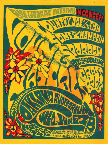 AOR2.296 - The Young Rascals Handbill - Handbill -  Oakland Coliseum - Condition - 1.5