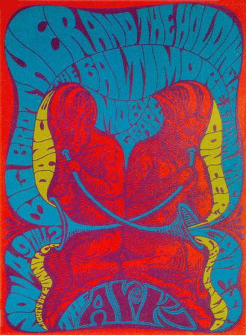 AOR2.310 - Big Brother & The Holding Company Poster - The Ark - Condition - 1.5