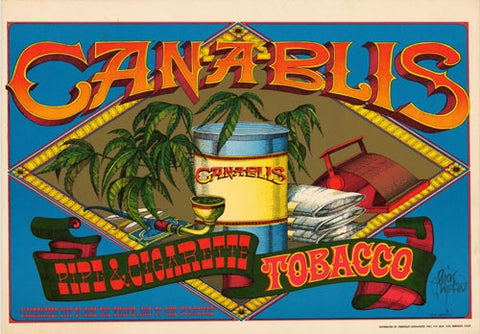 AOR2.360 - Canablis Poster - Berkeley Bonaparte Poster - Condition - 1.5