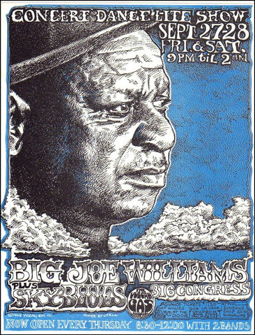 AOR3.122 - Big Joe Williams Handbill - Vulcan Gas Company - Condition - 1