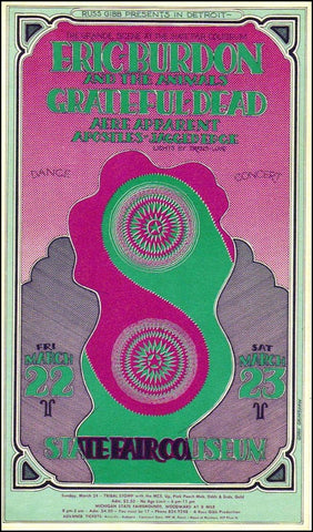 AOR3.136 - The Grateful Dead Handbill - Grande Ballroom - Condition - 1.5
