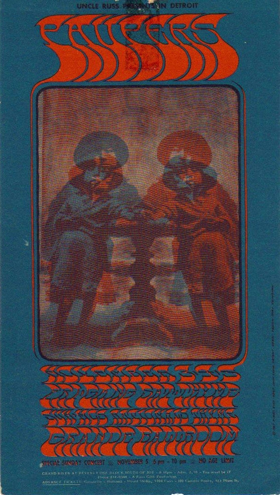 AOR3.137 - Paupers Handbill - Grande Ballroom - Condition - 2