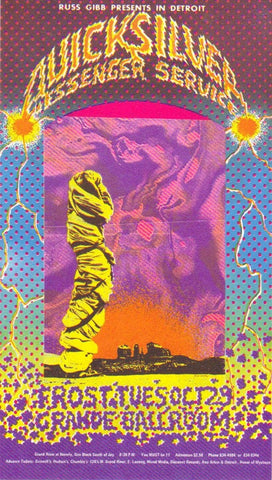 AOR3.152 - Quicksilver Messenger Service Handbill - Grande Ballroom - Condition - 1