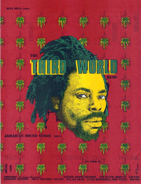 AOR4.026 - The Third World Band Handbill - California Hall - Condition - 1