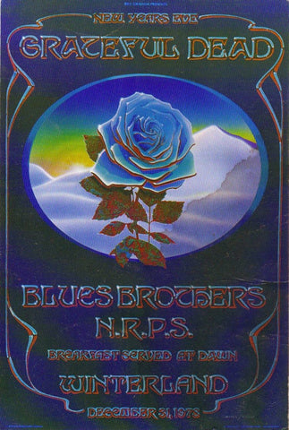 AOR4.038 - The Grateful Dead Handbill - New Year's Eve closing of the Winterland, 1978 - Condition - 1.5