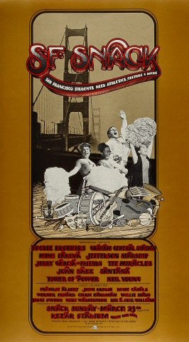 AOR4.049 - Jefferson Starship Poster - Kezar Stadium - Condition - 1