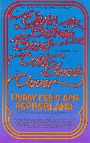 AOR4.089 - Elvin Bishop Handbill - Pepperland - Condition - 1