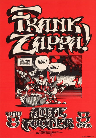 AOR4.124 - Frank Zappa Poster - California State College - Condition - 1
