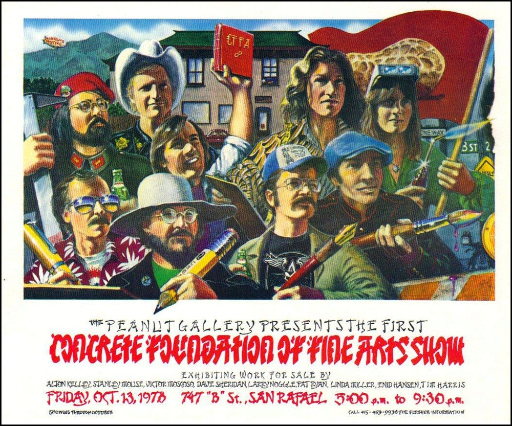 AOR4.280 - Handbill - Concrete Foundation of Fine Arts Show - Peanut Gallery - Condition - 1