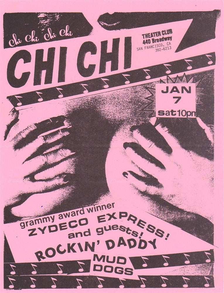 AOR5.011 - John Cipollina Handbill - Alternate (Jan. 7) - Chi Chi Club - Condition - 1