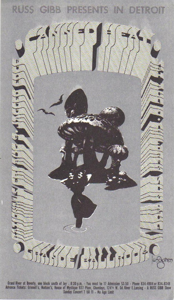 AORP245R - Canned Heat Handbill - Grande Ballroom - Condition - 1