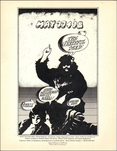 AORP255L - The Grateful Dead Handbill - Shrine Exposition Hall - Condition - 1