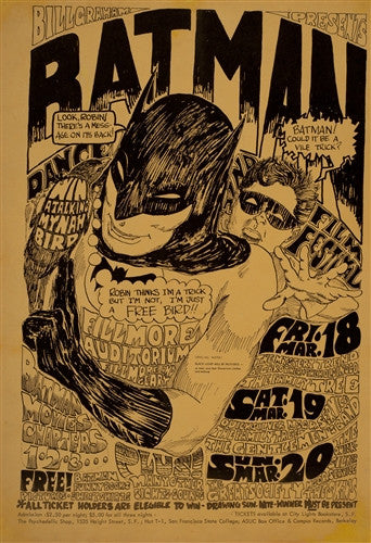 BG002 - The Mystery Trend Poster - 2nd print - Fillmore Auditorium (18 - Mar - 66) Condition - 2