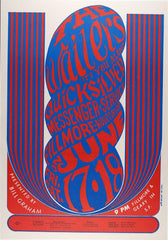 BG011 - Wailers Poster - new price - Fillmore Auditorium (17 - Jun - 66) Condition - 1.5