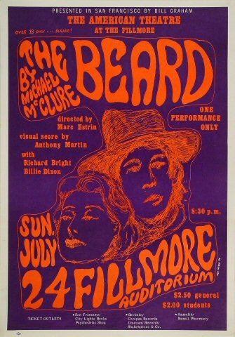 BG019 - Poster - The American Theatre - Fillmore Auditorium (24 - Jul - 66) Condition - 2