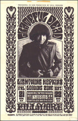 BG032 - The Grateful Dead Handbill - Fillmore Auditorium (21 - Oct - 66) Condition - 2
