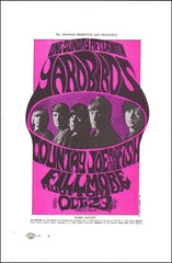 BG033 - Yardbirds Handbill - Fillmore Auditorium (23 - Oct - 66) Condition - 1.5