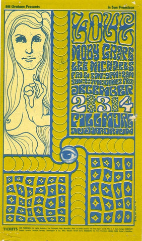 BG040 - Love Handbill - Fillmore Auditorium (02 - Dec - 66) Condition - 2
