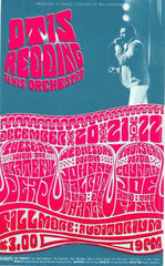 BG043 - Otis Redding Handbill - Fillmore Auditorium (20 - Dec - 66) Condition - 1