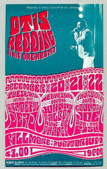 BG043 - Otis Redding Poster - Fillmore Auditorium (20 - Dec - 66) Condition - 1.5