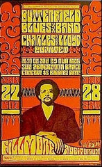 BG047 - Butterfield Blues Band Postcard - Fillmore Auditorium (27 - Jan - 67) Condition - 1