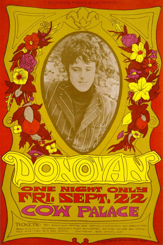 BG085 - Jefferson Airplane Poster - Fillmore Auditorium (28 - Sep - 67) Condition - 1