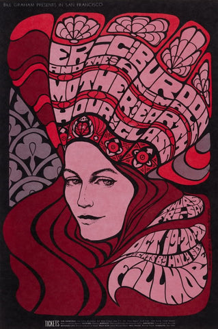 BG089 - Eric Burdon and the Animals Poster - Fillmore Auditorium (19 - Oct - 67) Condition - 1