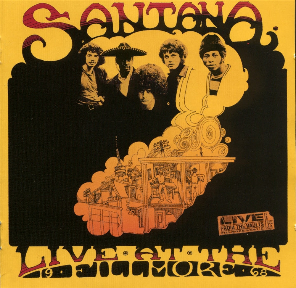 BG160 - Santana Poster - Fillmore Auditorium (13 - Feb - 69) Condition - 1.5