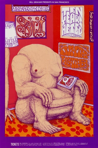 BG163 - Spirit Poster - Fillmore Auditorium (06 - Mar - 69) Condition - 1.5
