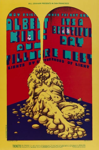BG172 - Albert King Poster - Fillmore Auditorium (08 - May - 69) Condition - 1