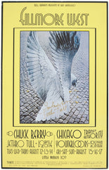 BG187 - Chuck Berry Poster - Fillmore Auditorium (12 - Aug - 69) Condition - 1.5