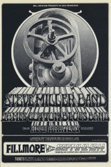 BG191 - Steve Miller Blues Band Poster - Fillmore Auditorium (11 - Sep - 69) Condition - 1